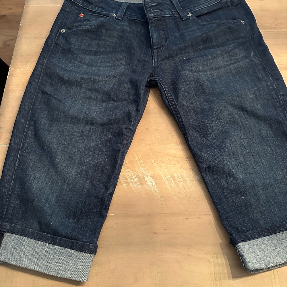Hudson cuffed knee length shorts